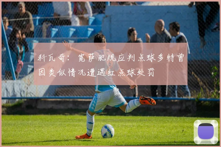 科瓦奇:宽萨犯规应判点球多特曾因类似情况遭遇红点球处罚